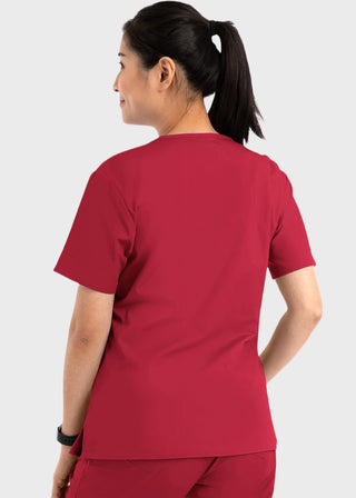 Maevn Core Women's Curved V-neck Top