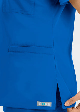 Maevn Core Women's Curved V-neck Top