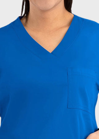 Maevn Core Women's Curved V-neck Top