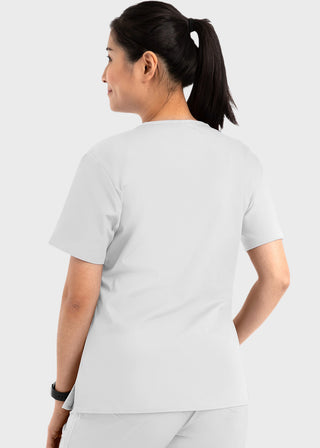 Maevn Core Women's Curved V-neck Top