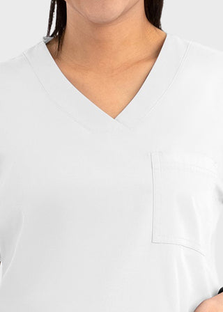 Maevn Core Women's Curved V-neck Top