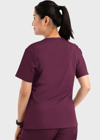 Maevn Core Women's Curved V-neck Top