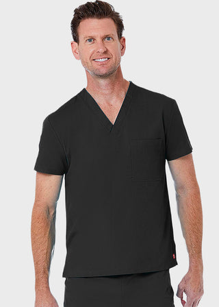 Maevn Red Panda Unisex Solid Scrub V-Neck Top