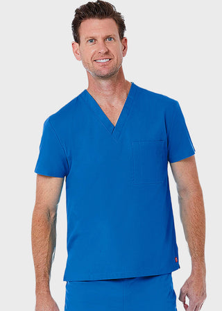 Maevn Red Panda Unisex Solid Scrub V-Neck Top