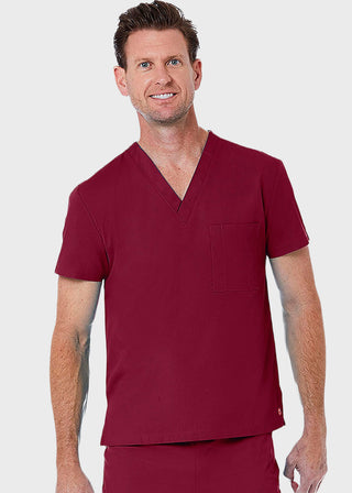 Maevn Red Panda Unisex Solid Scrub V-Neck Top