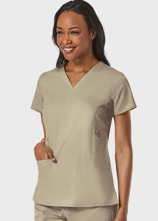 Maevn Eon Women's V-Neck Pocket Top