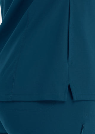 Maevn Women Banded V-Neck Top