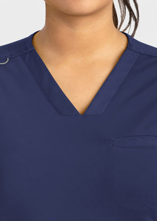 Maevn Women Banded V-Neck Top