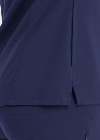 Maevn Women Banded V-Neck Top