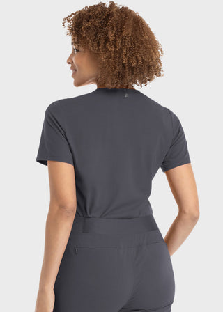 Maevn Women Banded V-Neck Top