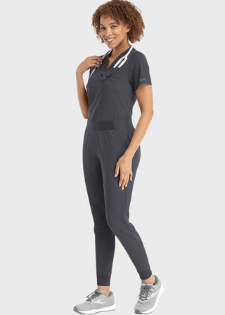 Maevn Women Banded V-Neck Top