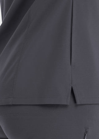 Maevn Women Banded V-Neck Top