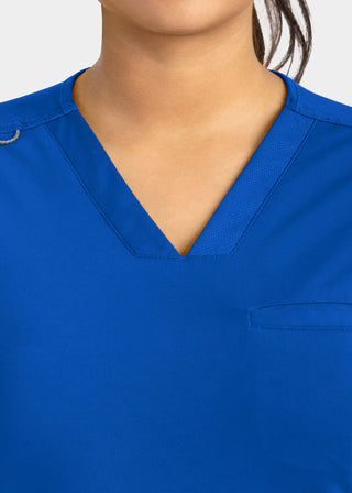 Maevn Women Banded V-Neck Top