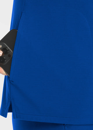 Maevn Women Banded V-Neck Top