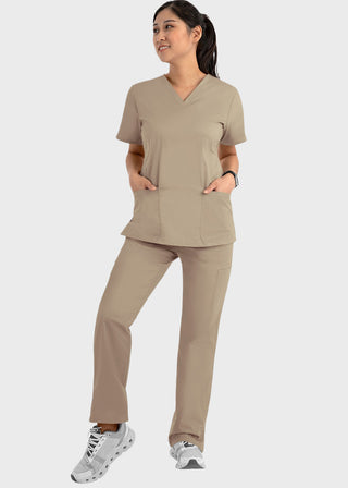 Maevn Blossom Signature Women's Basic V-Neck Top