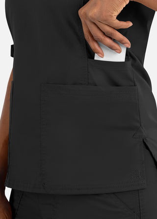 Maevn Blossom Signature Women's Functional V-Neck Top