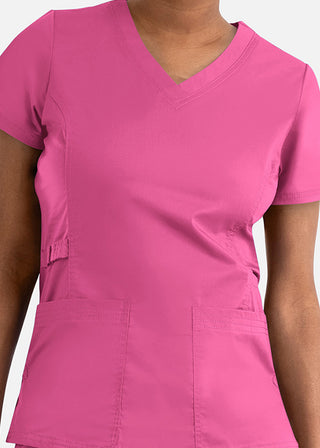 Maevn Blossom Signature Women's Functional V-Neck Top