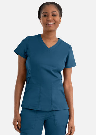 Maevn Blossom Signature Women's Functional V-Neck Top