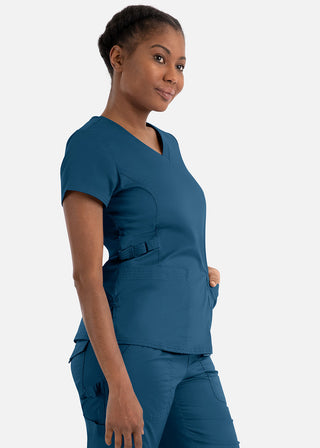 Maevn Blossom Signature Women's Functional V-Neck Top