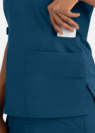 Maevn Blossom Signature Women's Functional V-Neck Top