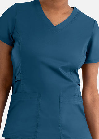 Maevn Blossom Signature Women's Functional V-Neck Top