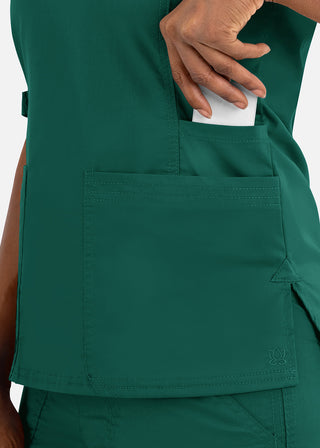 Maevn Blossom Signature Women's Functional V-Neck Top