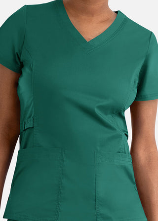 Maevn Blossom Signature Women's Functional V-Neck Top