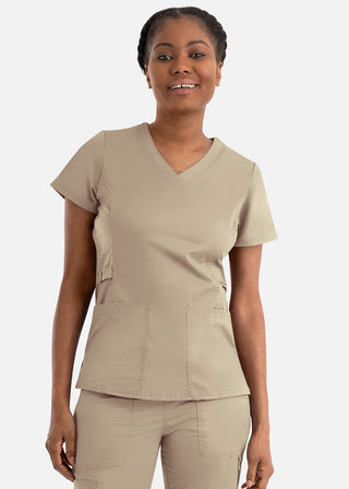 Maevn Blossom Signature Women's Functional V-Neck Top