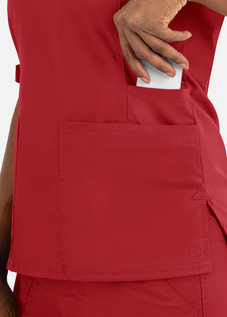 Maevn Blossom Signature Women's Functional V-Neck Top