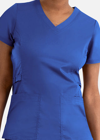 Maevn Blossom Signature Women's Functional V-Neck Top