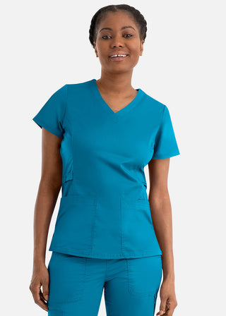 Maevn Blossom Signature Women's Functional V-Neck Top