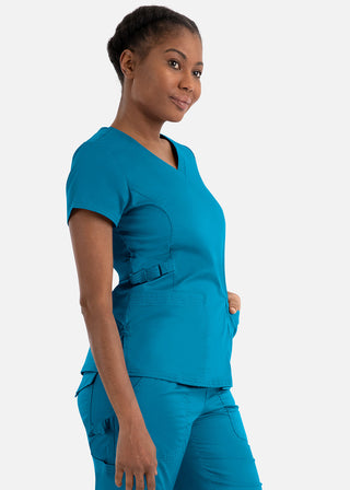 Maevn Blossom Signature Women's Functional V-Neck Top