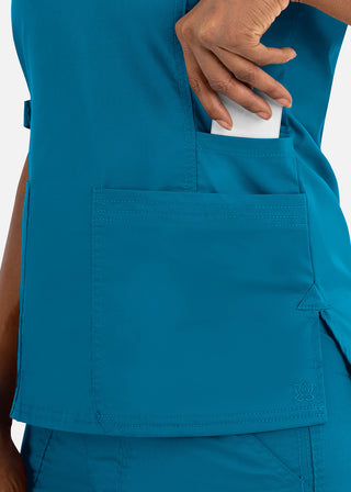 Maevn Blossom Signature Women's Functional V-Neck Top