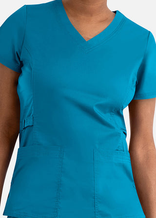 Maevn Blossom Signature Women's Functional V-Neck Top