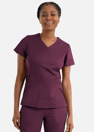 Maevn Blossom Signature Women's Functional V-Neck Top