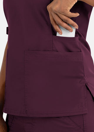 Maevn Blossom Signature Women's Functional V-Neck Top