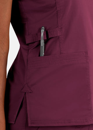 Maevn Blossom Signature Women's Functional V-Neck Top