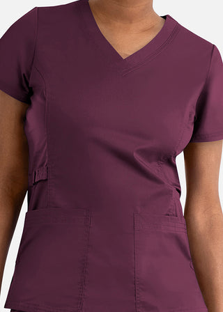 Maevn Blossom Signature Women's Functional V-Neck Top