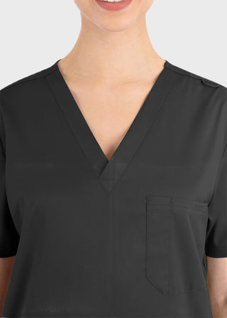 Maevn Matrix Unisex V-Neck Solid Scrub Top