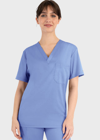 Maevn Matrix Unisex V-Neck Solid Scrub Top