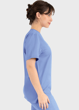Maevn Matrix Unisex V-Neck Solid Scrub Top