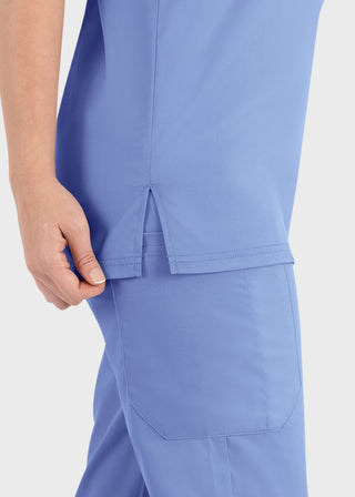 Maevn Matrix Unisex V-Neck Solid Scrub Top