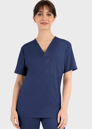 Maevn Matrix Unisex V-Neck Solid Scrub Top