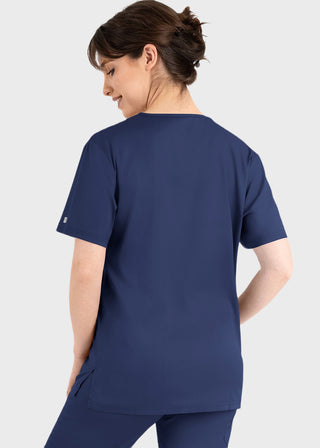 Maevn Matrix Unisex V-Neck Solid Scrub Top