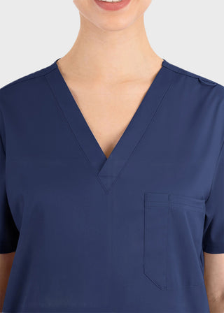 Maevn Matrix Unisex V-Neck Solid Scrub Top