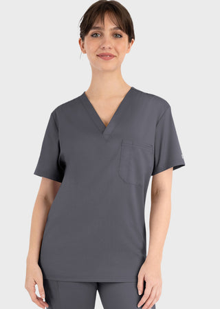 Maevn Matrix Unisex V-Neck Solid Scrub Top