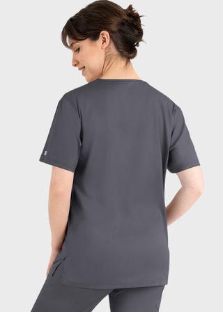 Maevn Matrix Unisex V-Neck Solid Scrub Top