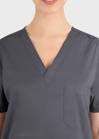 Maevn Matrix Unisex V-Neck Solid Scrub Top