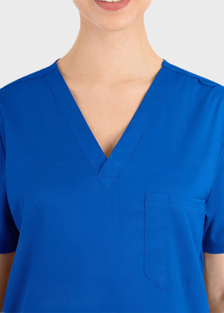 Maevn Matrix Unisex V-Neck Solid Scrub Top
