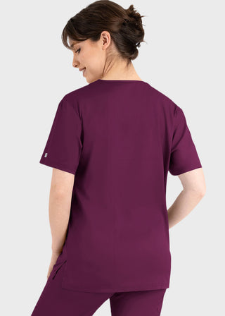 Maevn Matrix Unisex V-Neck Solid Scrub Top